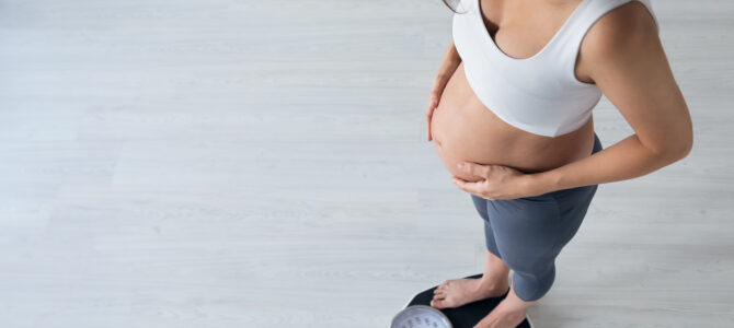 Healthy weight gain in pregnancy